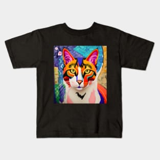 gatto design Kids T-Shirt